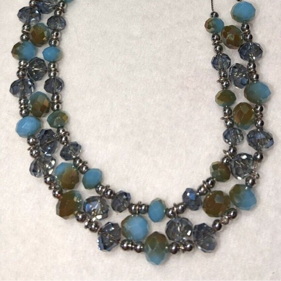 Charming Charlie Shades of Blue Faceted Beads - Picture 8 of 8